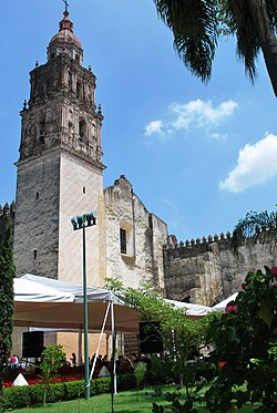 Monasteries on the slopes of Popocatépetl